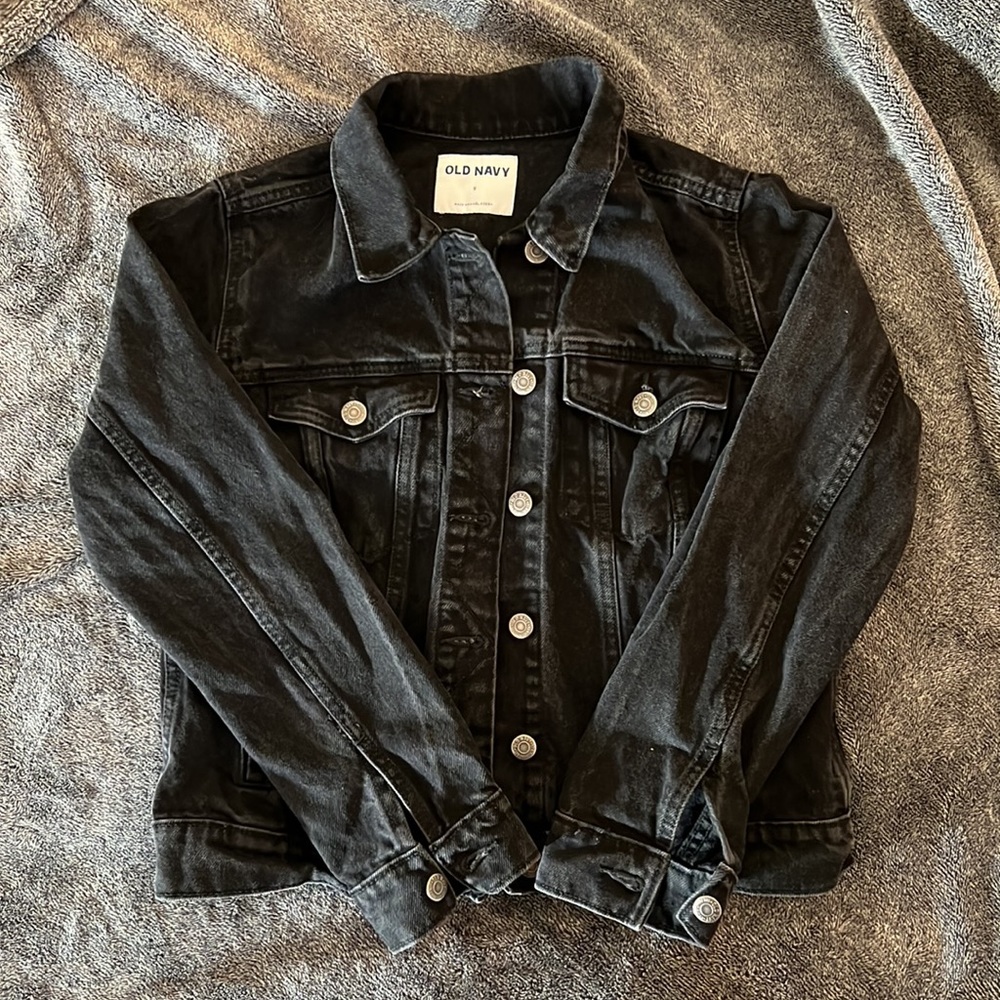 Old navy black denim jacket